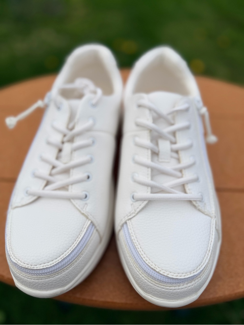 Billy Casual White Low-Top Leather Sneakers - Picture 7 of 13